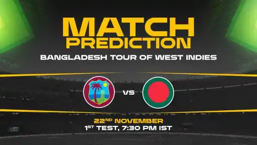 WI vs BAN 1st Test, Match Prediction- Who Will Win Today?